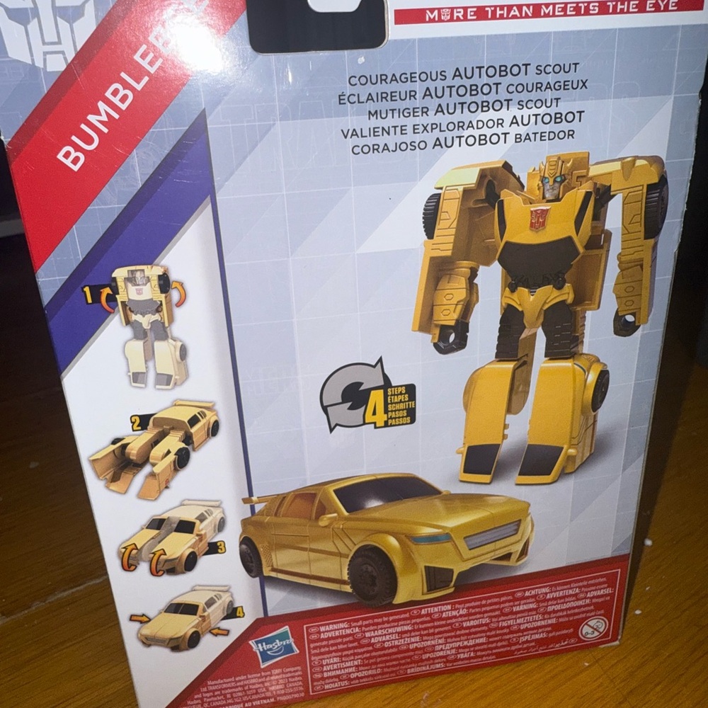 Transformers Bumblebee Action Figure - Yellow - Picture 2 of 2